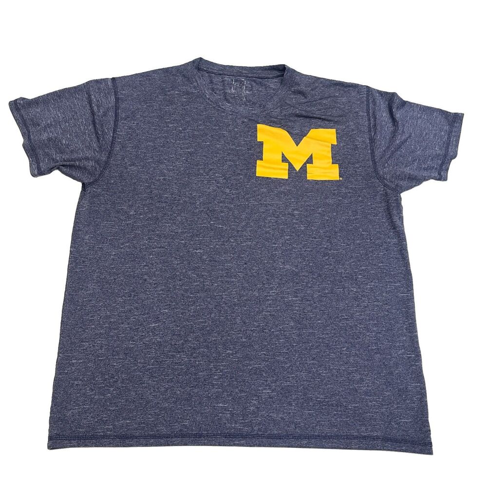 Michigan Wolverines Umich Knights Apparel Navy Dri-fit Athletic T-Shirt Men's XL